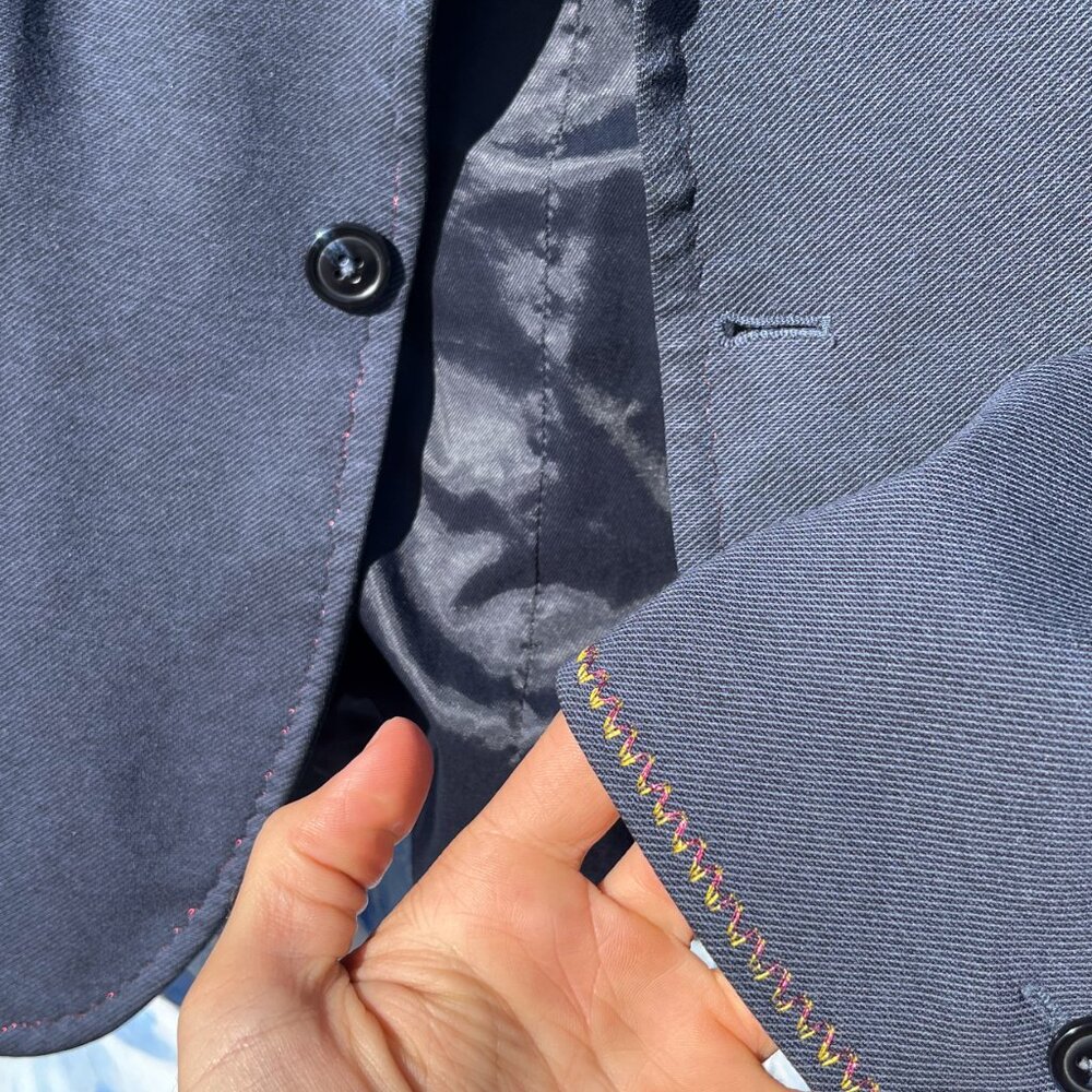Zara Blazer with Custom Stitching - Picture 2 of 9